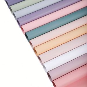 Nouveau design, papier d'emballage pour fleuriste imperméable de couleur unie 58*58cm pour l'emballage floral - Product Image 1