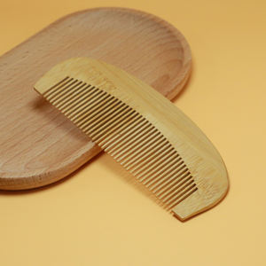 Commercio all'ingrosso su misura fatto a mano economico eco-friendly cura dei capelli naturali pera pettine in legno - Product Image 3