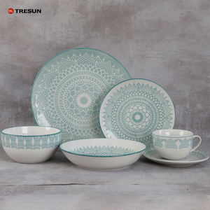 Porcelana fina de alta calidad 18 piezas 48 piezas Alemania China juego cena de vajilla de porcelana - Product Image 1