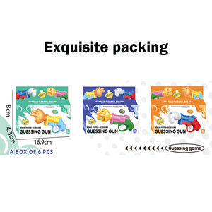 Gran Oferta personalizada al por mayor piedra papel tijeras pistola fiesta clásica batalla juguetes interactivos novedad adivinanza puño pistola para fiestas - Product Image 5