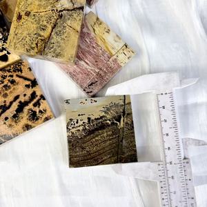 Placa Cuadrada de <span class=keywords><strong>Jaspe</strong></span> Dendrítico Natural Pulido con Diseño de <span class=keywords><strong>Paisaje</strong></span>, Precio de Fábrica, para Decoración Espiritual del Hogar - Product Image 4