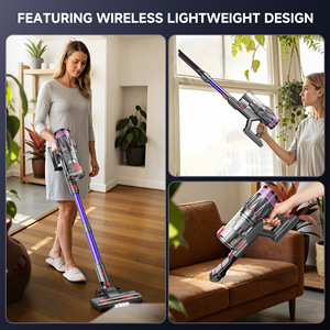 SNDMADE Cordless <b>Vacuum</b> Cleaner 300W High Suction <b>Handheld</b> With Mite Removal Brush Head For Home Cleaning - Product Image 3