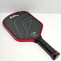 Raquette de pickleball professionnelle personnalisée en usine, de haute qualité, portable, avec noyau en mousse C45 et bande de bord électroplaquée, pour l'entraînement