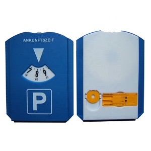 M4 Euro Auto Kunststoff-Parkscheibe mit Doppelfunktion: <span class=keywords><strong>Eiskratzer</strong></span> und Reifendruckmesser - Product Image 1