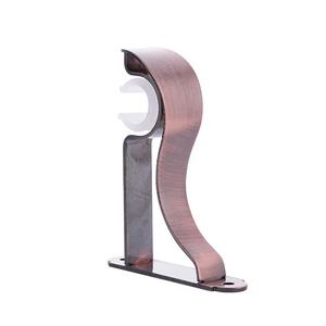 <span class=keywords><strong>Support</strong></span> de <span class=keywords><strong>tringle</strong></span> à <span class=keywords><strong>rideau</strong></span> décoratif en métal, 28mm, simple, double, solide, bon marché - Product Image 5