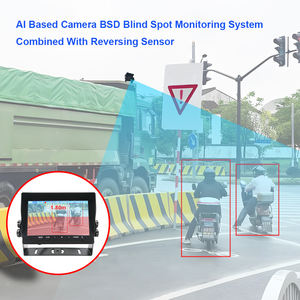 <span class=keywords><strong>Kit</strong></span> de détection de <span class=keywords><strong>piétons</strong></span> et de véhicules AI BSD avec écran IPS 7 pouces à quatre volets, DVR 4 canaux, caméras 1080P, avertisseur sonore d'alarme, PWAS Private Mold - Product Image 4