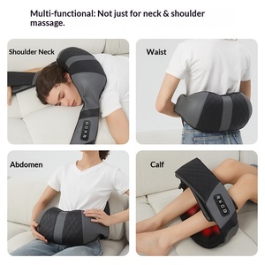 Máquina de Masaje Corporal <span class=keywords><strong>y</strong></span> de Espalda con Vibración <span class=keywords><strong>El</strong></span>éctrica para Alivio del Dolor, Masajeador Portátil Shiatsu con Calor para <span class=keywords><strong>Cuello</strong></span> <span class=keywords><strong>y</strong></span> Hombros, Superventas - Product Image 4