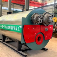 Pasokan Langsung Boiler Uap Industri Horizontal 2-8 Ton Skid Mounted dengan Harga Pabrik