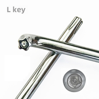 Clé Torx 5 points L avec clé à trou T10 T15 T20 T25 T27 T30 T40 T45 T50 clé à vis de sécurité outils à main manuels