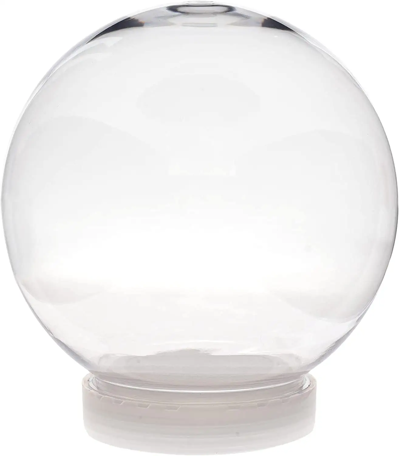 DIY Snow Globe Water Globe, Clear Plastic with Screw Off Great for DIY Crafts