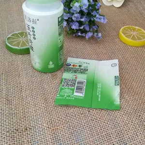 PVC Waterproof Beverage Labels Custom Logo Packaging Stickers Shrink Sleeve Wrap Label for Food Juice Bottle