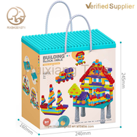 Set de table multifonctionnel pour enfants Jouet 800PCS Set de table et de chaise pour enfants Table de dessin pour enfants
