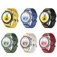 Bracelets de montre en silicone bicolores OEM en gros, accessoires de remplacement pour bracelet de sport Huawei Watch GT7/6Pro