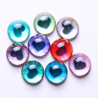 Yeux de poupées en verre Protection de l'environnement Jouets colorés personnalisés Yeux de verre pour poupées