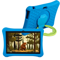 Tablette PC pour enfants de 10 pouces avec étui en EVA anti-chute, MTK6737, écran IPS Android rose bleu, jeux éducatifs, capacité de mémoire de 3 Go