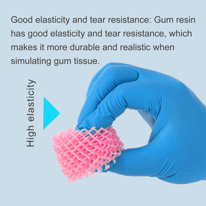 Resina Gingiva Antinsky para Impresora 3D DLP LCD 405nm 0.5kg, Alta Elasticidad, Bajo Olor, Fotopolímero UV Rosa - Product Image 5