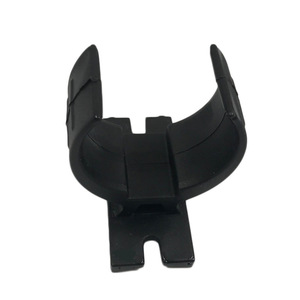 Rv Trailer Plug Mounting <b>Bracket</b> Uk1002 <b>Black</b> 7 Pin Connector Holder For Electrical Systems - Product Image 1