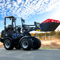 Cargadora Compacta W810 Euro 5 con Certificación CE, Mini Cargadora de Ruedas con Cabina Cerrada, Cargadora Diesel de Alta Calidad a Precios de Mayoreo