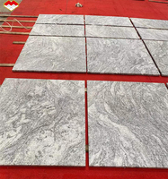 Dalles de granit blanc Viscon de Chine granit blanc Vicount poli coupé à la taille granit gris pour la conception de panneaux muraux