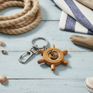 Portachiavi in Legno a Forma di Ancora Senza Scatola - Product Image 3