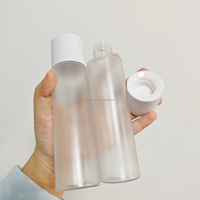 Bouteille cosmétique vide en plastique en forme de cœur de 150ml, pour sérum, lotion, tonique, huile essentielle, parfum, avec bouchon à vis, 100 pièces