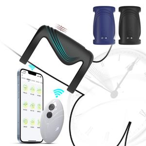 APP kontrollü erkek silikon Penis kollu yumuşak horoz kılıf gecikme boşalma için seks oyuncak - Product Image 2