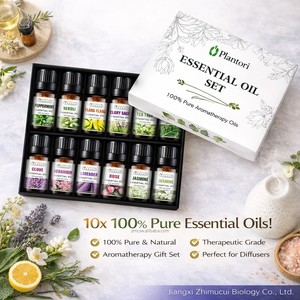 Huile Essentielle Biologique Pure à 100% de Lavande, Citronnelle et Vanille, Marque Privée, pour Bougies, Savons et Massages - Product Image 1