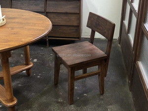 Tabourets de bar en bois massif, chaises de bar en bois, sièges de bar hauteur comptoir, mobilier commercial, fournisseur en gros - Product Image 4