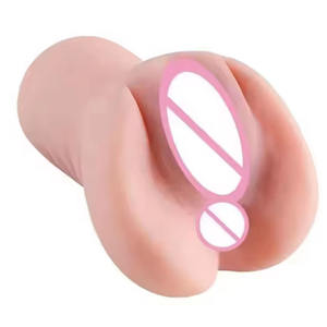 Masturbateur souple rose portable de 1,43 lb, stimulation double canal raffermissante, pénis, masturbation masculine, chatte de poche, jouets sexuels pour hommes - Product Image 6