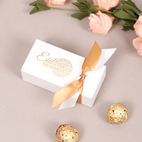 Boîte cadeau EID MUBARAK, contenant de bonbons pour les célébrations des fêtes islamiques, emballage de friandises pour les festivités du Ramadan et les cadeaux de fête