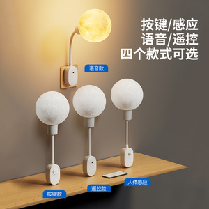 International Electric Voice Control Soft Tube Night <b>Light</b> <b>Globe</b> Shape Led Plug In Multicolored Bedroom Bedside Lamp - Product Image 4
