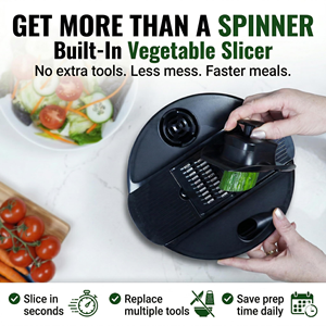 Multifunctional 5 Blade Stainless Steel Fruit Salad Spinner Lettuce Slicer <b>Vegetable</b> Rotary Dryer <b>Chopper</b> Salad Mixer Tools - Product Image 3
