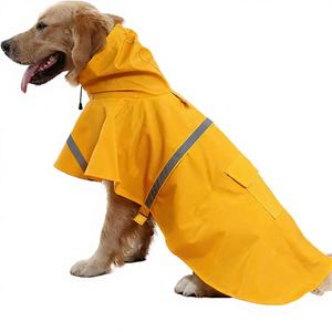 Harnais Réfléchissant <span class=keywords><strong>L</strong></span>éger et Ajustable Imperméable pour Grands Chiens, Jaune <span class=keywords><strong>L</strong></span> - Product Image 1