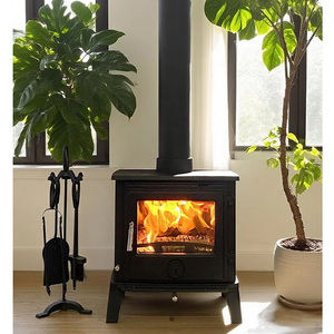 Stufa a Legna Durevole per Riscaldamento Domestico con Termostato Regolabile, Design Moderno ed Ecologico - Product Image 3