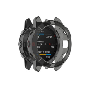 Étui de protection en TPU respirant et écologique pour Garmin <span class=keywords><strong>Fenix</strong></span> 6/6s/<span class=keywords><strong>6X</strong></span>/<span class=keywords><strong>6X</strong></span> <span class=keywords><strong>Pro</strong></span>/<span class=keywords><strong>6X</strong></span> <span class=keywords><strong>Sapphire</strong></span> - Product Image 1