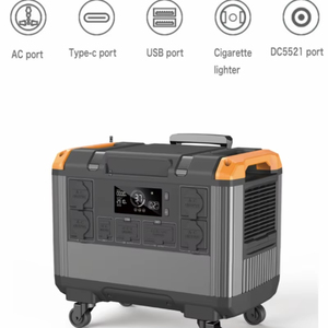 3000W High Power Solar Portable Power Station <b>Battery</b> External <b>Battery</b> Pure Sine Wave Emergency <b>Backup</b> Home Camping - Product Image 5