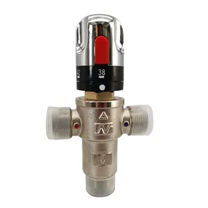 3 Way Control Shower Valve Mixer Thermostatic Mixer Automatic Thermostatic Hot And Cold Water Mixing Brass Mixer Valve