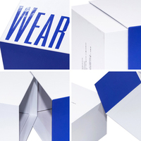Boîte cadeau de soins de la peau, boîte de papier de couverture ciel et terre, boîte d'emballage épaissie respectueuse de l'environnement personnalisée