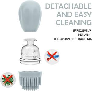 2 in 1 cam yağ fırça şişe cam pişirme barbekü ızgara için zeytinyağı ile silikon yağ fırçası dağıtıcı - Product Image 3