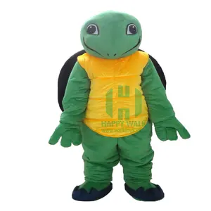 Hi Prijs Volwassen Eva Groene Schildpad Amfibie Mascotte Grappige Wearable Kostuum Voor Dieren Cosplay