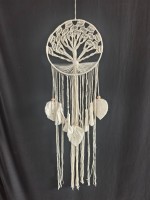 Décoration Bohème : Rideau de Porte en Macramé Fait Main, Longue Frange, Couleur Personnalisable, Corde en Coton Tressée, Décoration Murale pour Chambre et Mariage