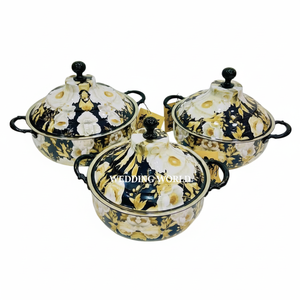 Fabricante de calentador de alimentos de metal Cazuela de diseñador hecha a mano más vendida Olla de metal al por mayor con estilo clásico - Product Image 1