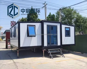 Maison conteneur extensible de luxe Zhongchen avec façade en verre moderne, showroom modulaire préfabriqué pour exposition immobilière - Product Image 6