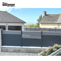 Panneaux de clôture en aluminium à lamelles en gros provenant d'un fabricant chinois