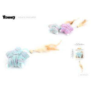 Yommy Star Feather <b>Cat</b> <b>Toy</b> 5.5Cm <b>Interactive</b> Play For <b>Cats</b> - Product Image 1