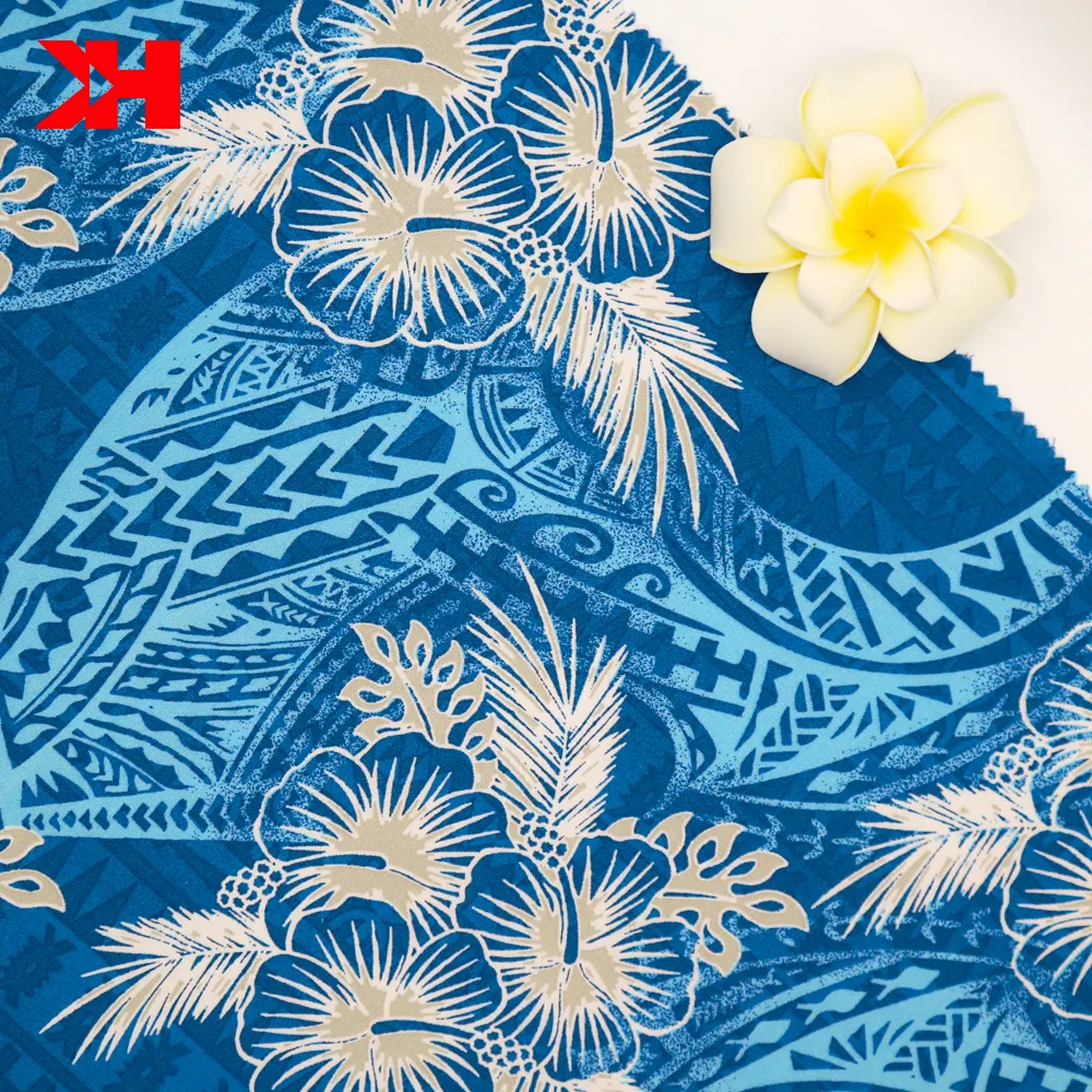Хлопковая ткань с принтом на заказ, самоанский полинезийский дизайн, гавайская Тапа
