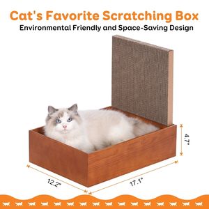 4-Pack Omkeerbare L-Vormige Kat Kartonnen Krabber Doos - Product Image 4