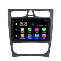 Estéreo para Auto Android 13 de 9 Pulgadas con Navegación GPS para Mercedes-Benz W209 W203 W168 W463 CLK CL-C 1998 - 2004 Resolución 1024x600