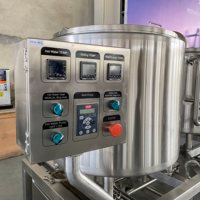 Prix d'usine Chaudière de brassage électrique 150L à trois cuves avec cuve de mouture et cuve de brassage à tourbillon pour brassage domestique
