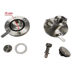 Testeur de cellules d'essai fendu de cellule de pièce de monnaie à deux électrodes pour l'analyse in situ XRD des matériaux d'électrode de l'essai de batterie rechargeable - Product Image 2